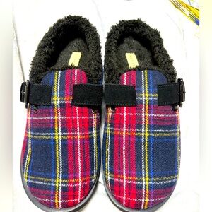 REVITALIGN Plaid Red and Blue Men's Shoes